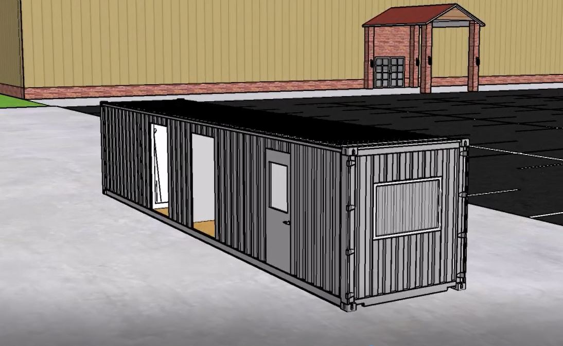 Converted Shipping Container