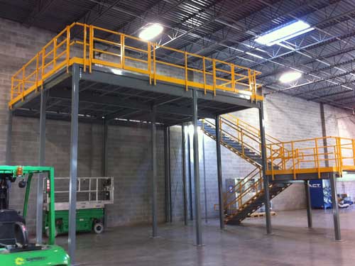 Warehouse Mezzanine with High Decking