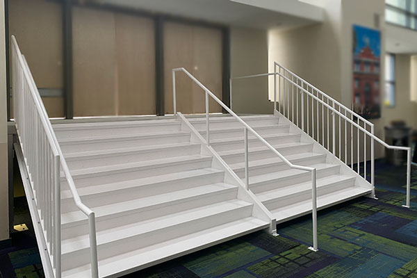 Extra Wide Prefab Stairs