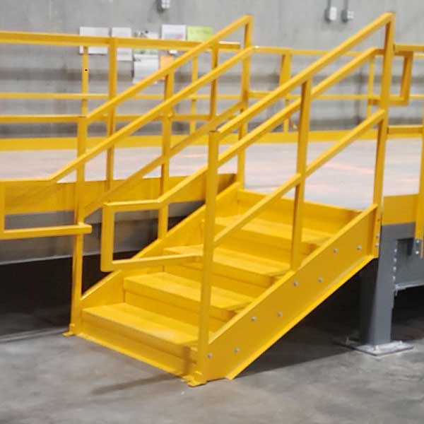 Small IBC Stairs in yellow