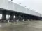 Landscape view of a row of inspection booths under a canopy, installed by Panel Built at the Niagara Falls Bridge in Lewiston, NY