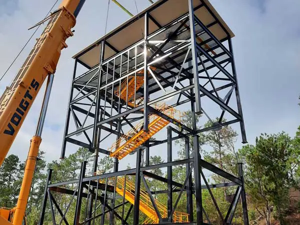 Tower Rappelling Militer Prefab Rappel Tower | Military Rappelling Training Towers | Panel Built