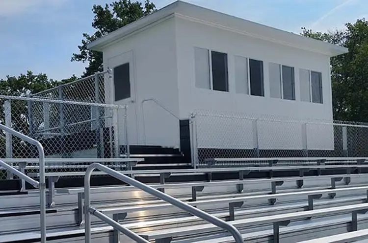 Calpress Box Fast Press Box Installation | Modular Press Box | Panel Built