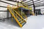 modular mezzanine with office and lab