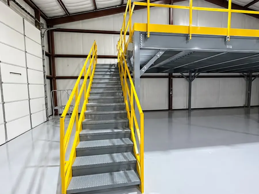 Mezzanine with Modular Office & Lab | Case Study