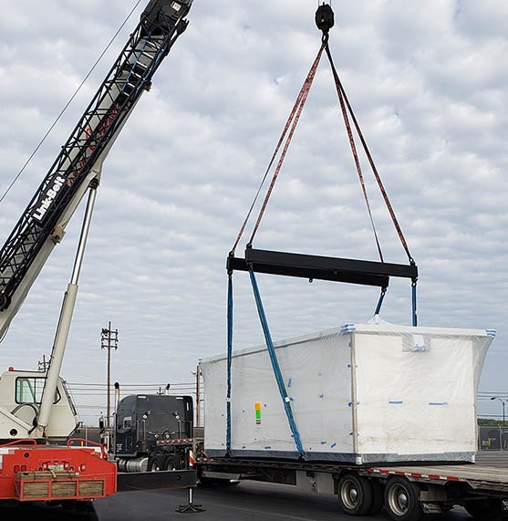 Modular crane lifting