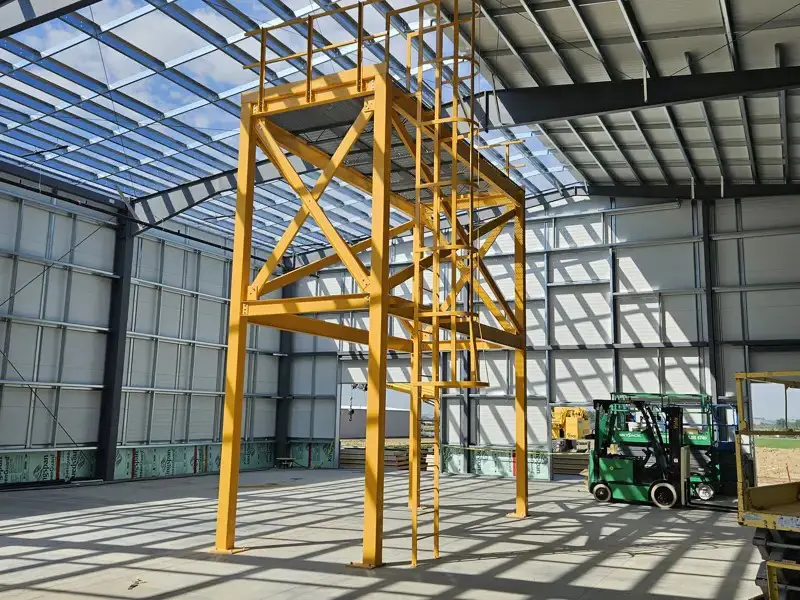 Steel Mezzanine Gallery | Panel Built