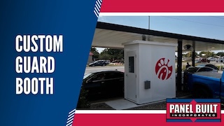 Custom guard booth for fast food company video