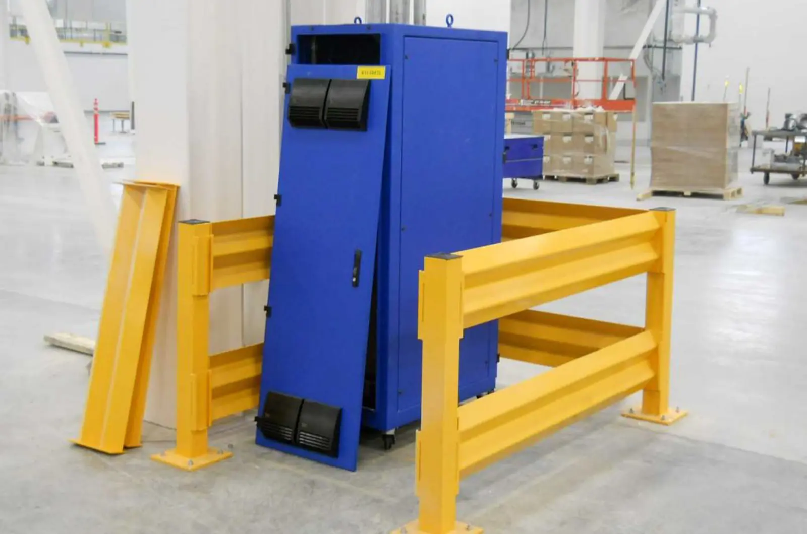 Barrier Rail & Forklift Guard Rails for Warehouse Safety | Panel Built