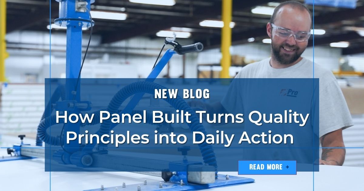 How Panel Built Turns Quality Principles into Daily Action