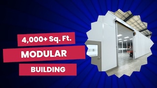 4000 square foot modular multi-use building video