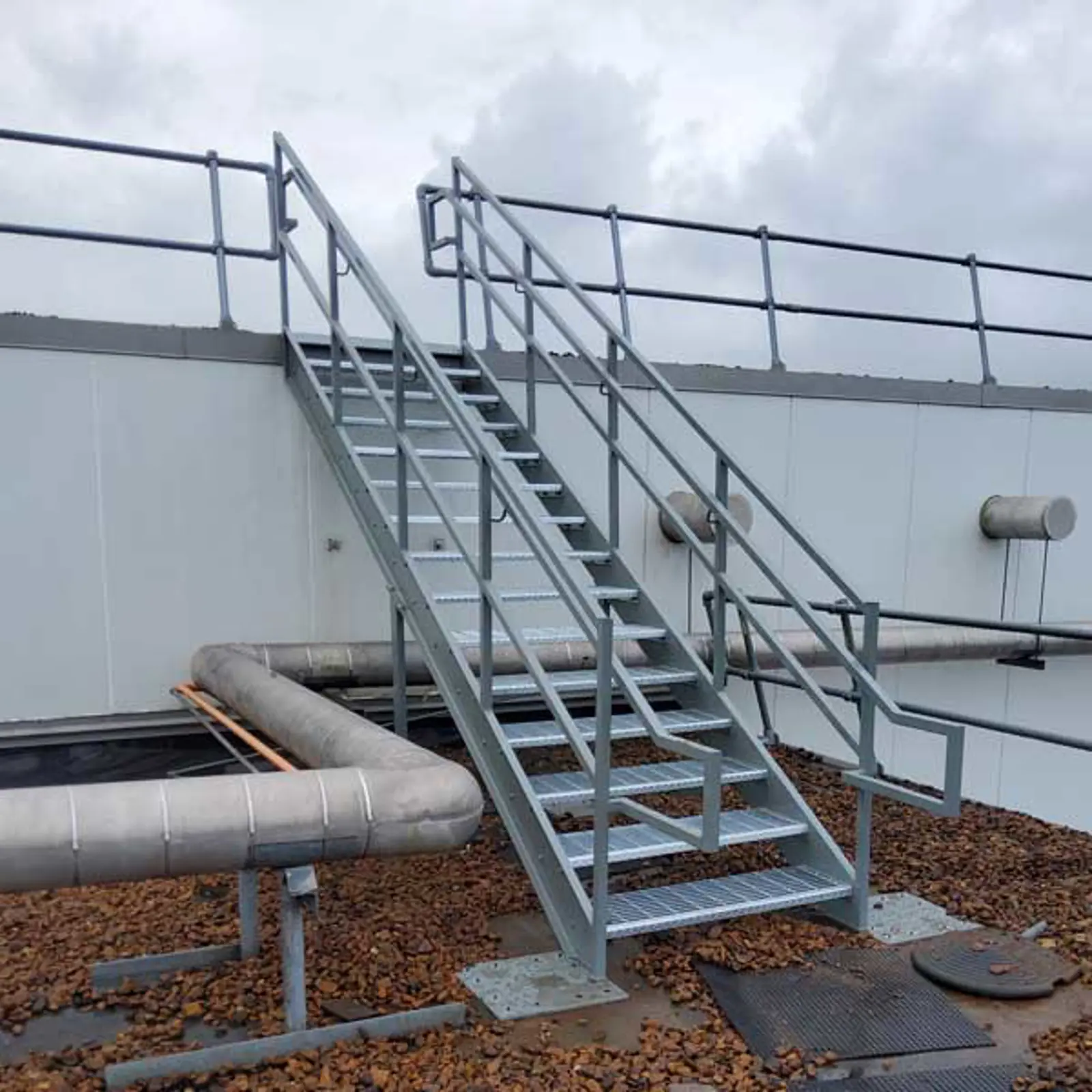 Prefabricated Metal Stairs | Customizable Steel Staircases | Panel Built