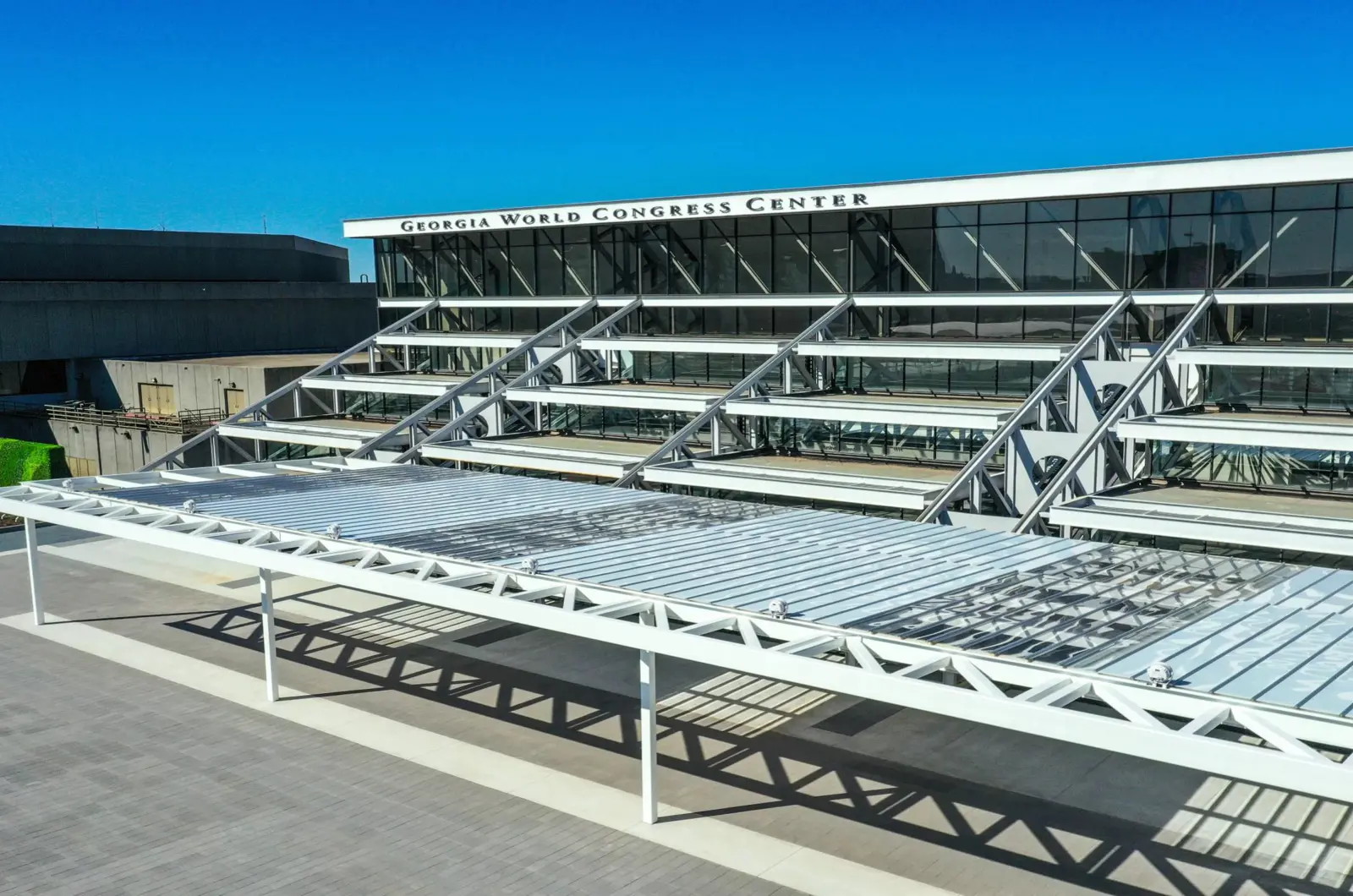 Steel Canopy for Georgia World Congress Center | Panel Built